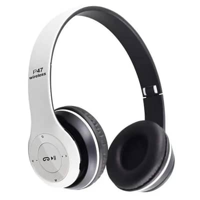 P47 Wireless Bluetooth Headphones - Heavy Bass & Foldable Design