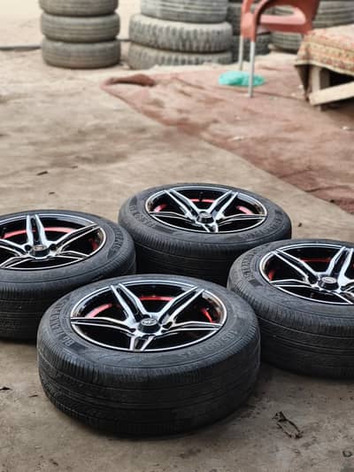 15 size 4 nut rim. plus tyre