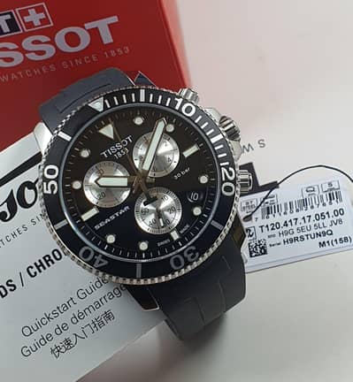 Tissot Men's Quartz Movement Swiss made Chronograph