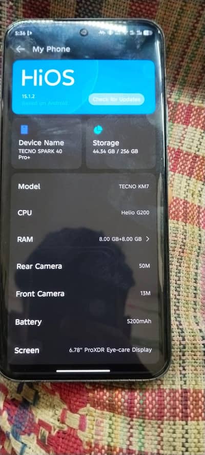 Tecno spark 40 pro plus