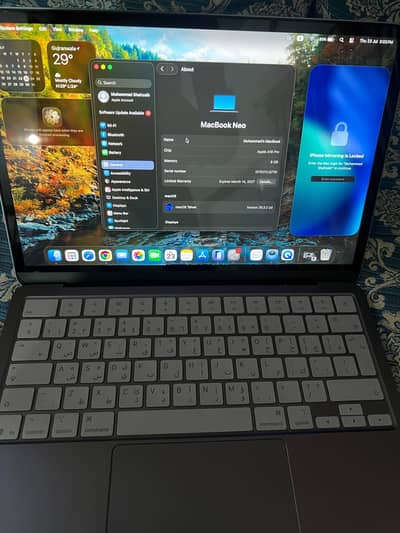 Macbook Neo indigo