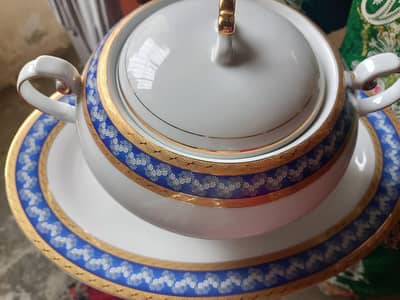 Premium Auratic Fine Porcelain Dinnerware Set – Never Used