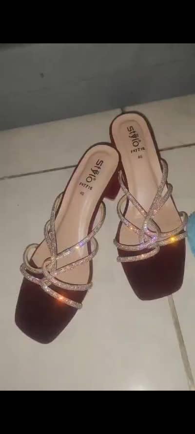 Stylo Ladies Block Heel Sandals – Size 40