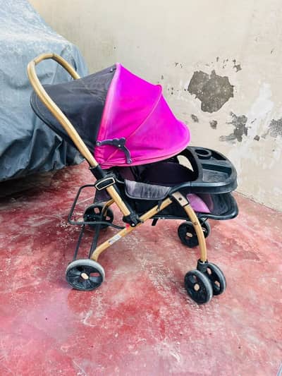 Foldable Baby Stroller Metal Frame