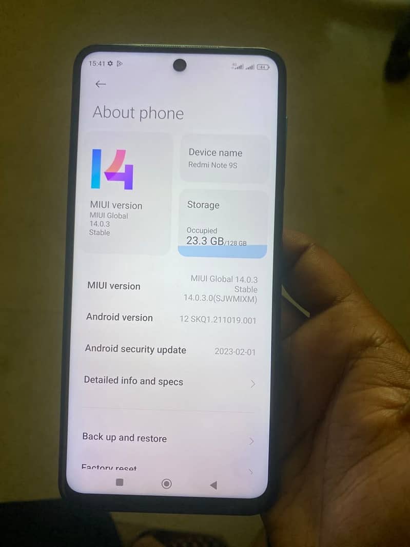 Redmi note 9s 9