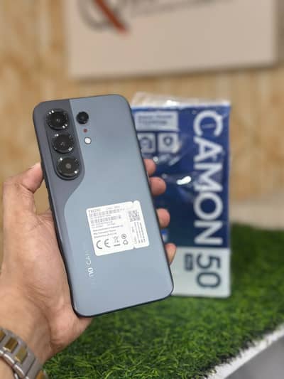 Tecno Camon 50 Pro 8GB Ram 256GB Storage With Box & 45W Fast Charger