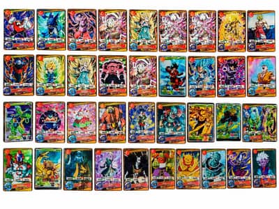 38 Dragon Ball Card Collection | Goku, Black Goku, Vegeta, and other .