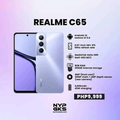 Realme C65 8/256 For Sale – Good Condition