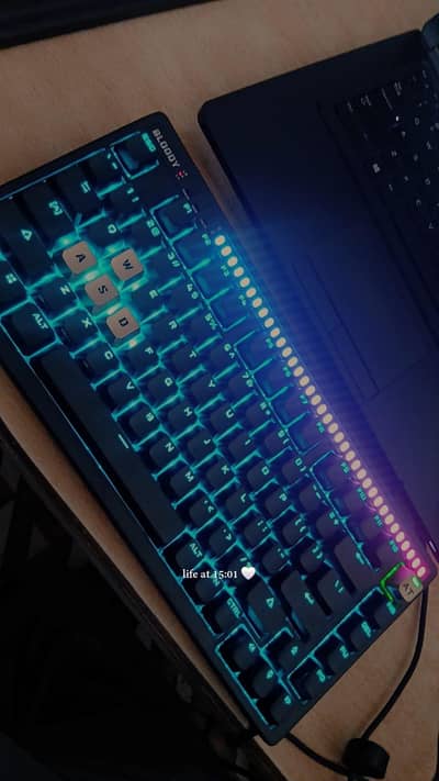 mechanical keyboard bloody AT75 alpha optical