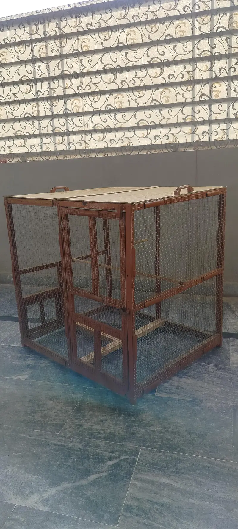 Wooden Bird Cage — photo 3