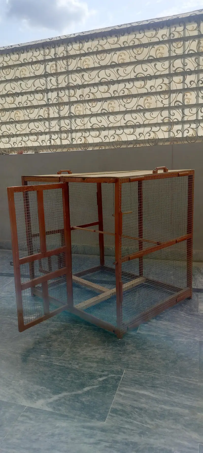 Wooden Bird Cage — photo 4