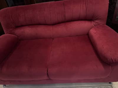 Red sofa