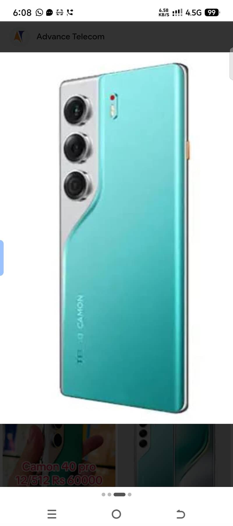 Tecno CAMON 40 Pro 1