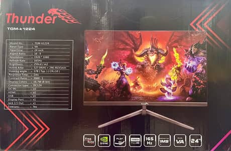 Thunder 24” 165hz Gaming Monitor
