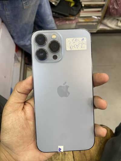 Iphone 13 pro max 256 gb jv non pta geniune diaplay msg