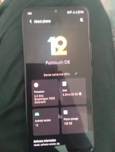 Vivo V21e pta 8+4/128 exchange possible