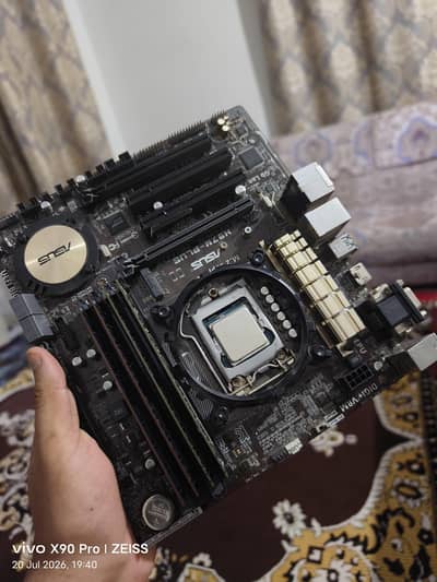 H97 4ram slot nvme mobo with i7 4790 16gb rams