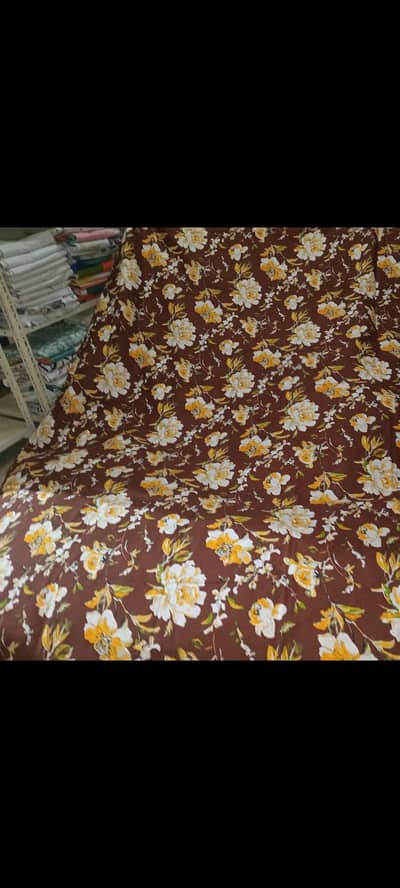 Crystal Cotton king size bed sheet