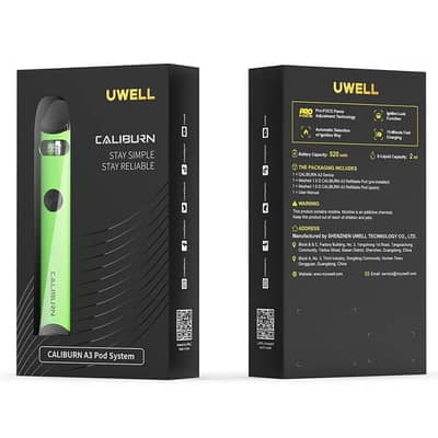 Uwell Caliburn A3 Pod Kit 520mAh 13W (age 18+)