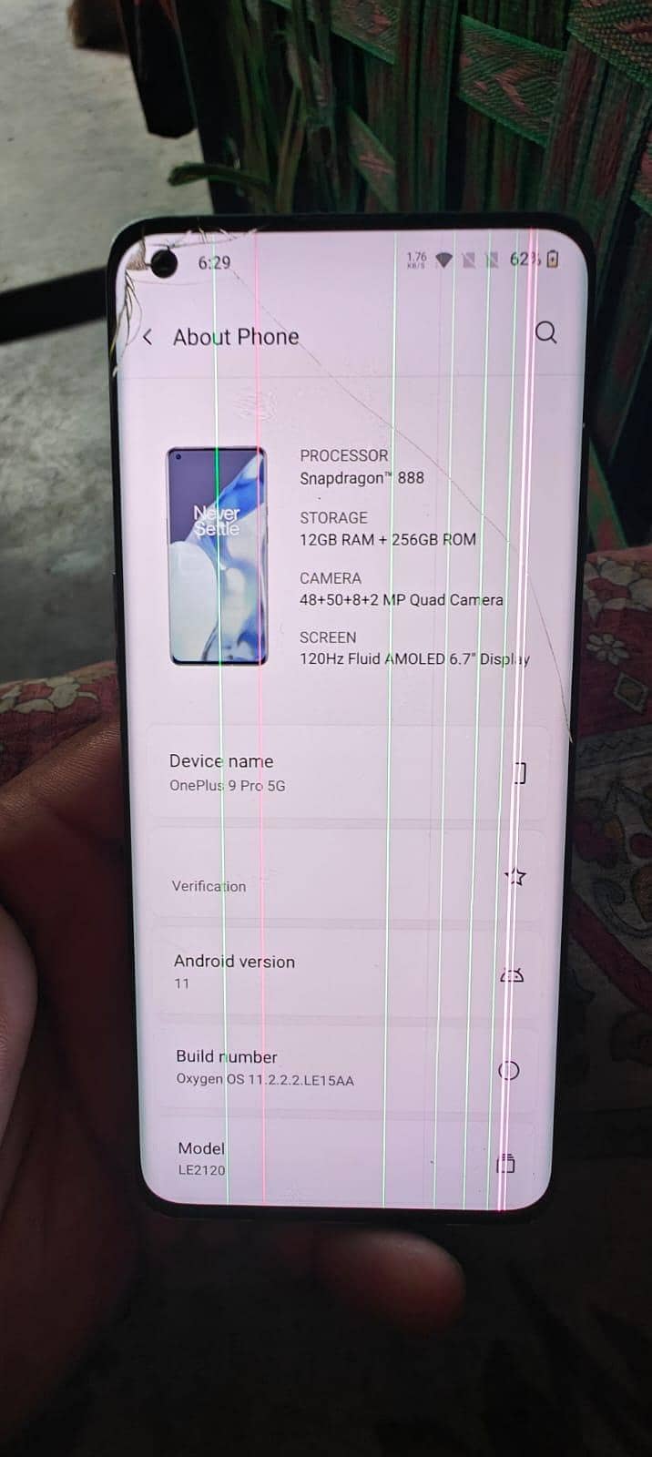 One Plus 9pro 12/256 1