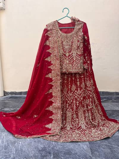 Bridal Lehnga In Red Colour