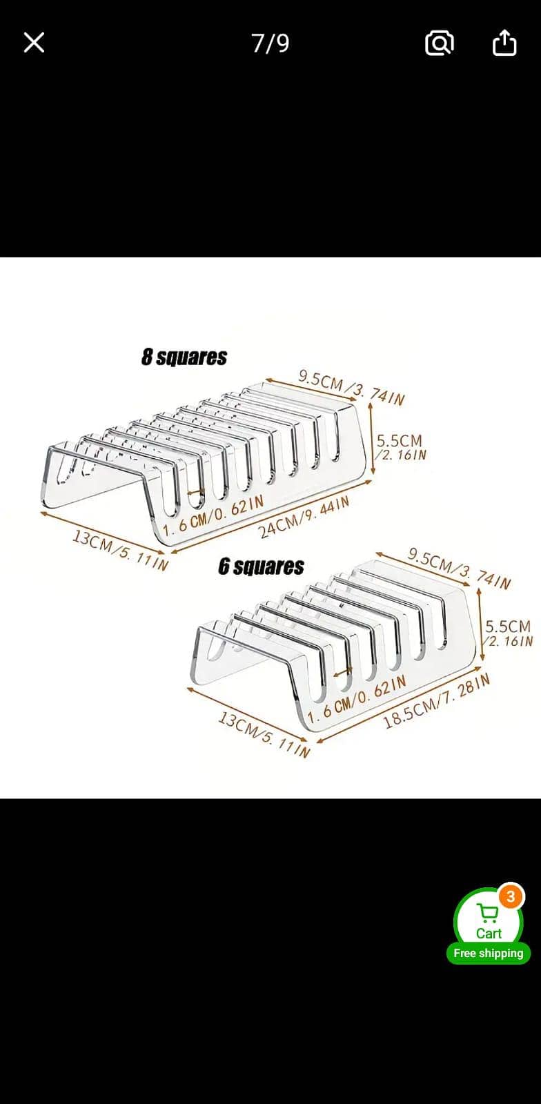 Tablet multiple Grill Stand for Display 1