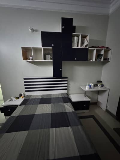 Kids Single Bed For Boys For Sale With Shelves ,Side Table  Mattres