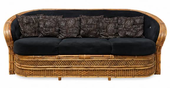 3 seater Sofa. Good quality. Made from Natural Cane material.