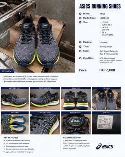 ASICS GT-2000 Running/Sports shoes | Original | US 9.5 / EU 43.5