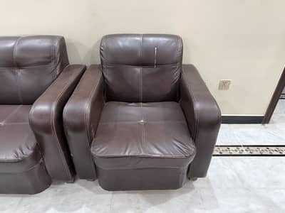 Sofa Set Brown