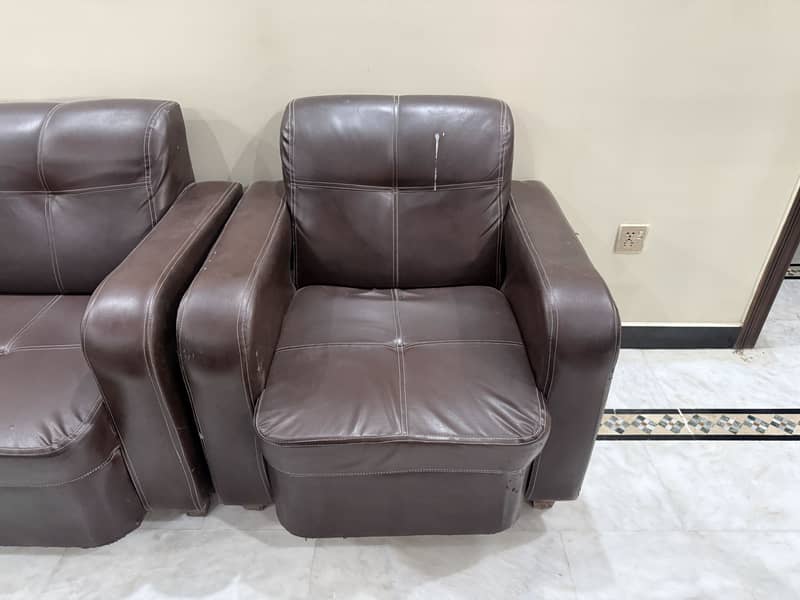 Sofa Set Brown 0