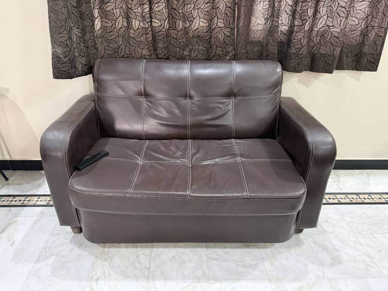 Sofa Set Brown 2