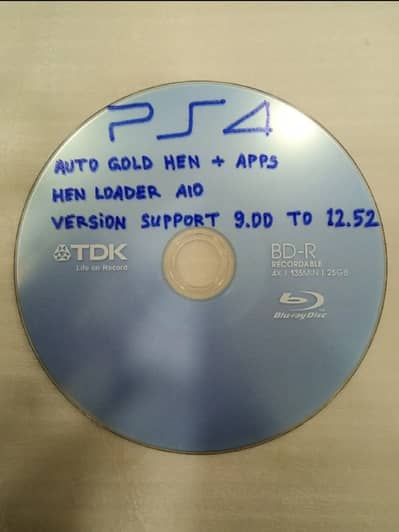 Ps4 jailbreak disc 9.00 to 12.52 auto golden load
