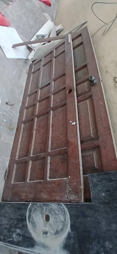 2 doors Burma teek