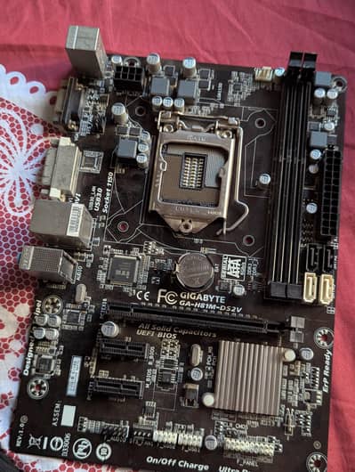 Gigabyte H81M motherboard clean condition