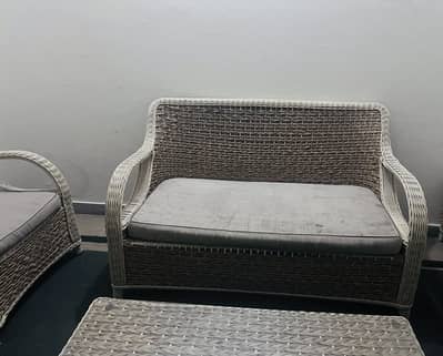 Cane sofa