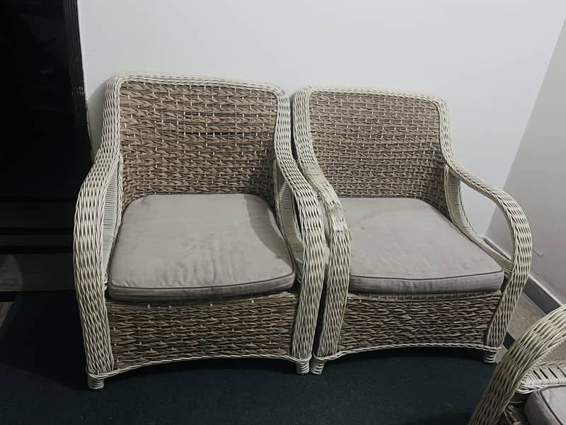 Cane sofa 2