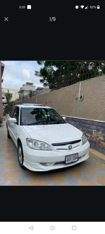 Honda Civic VTi Oriel Prosmatec 2004