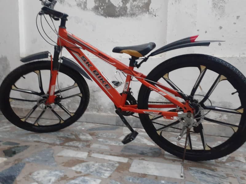 sk bike.        rate will be decrease at the time 0