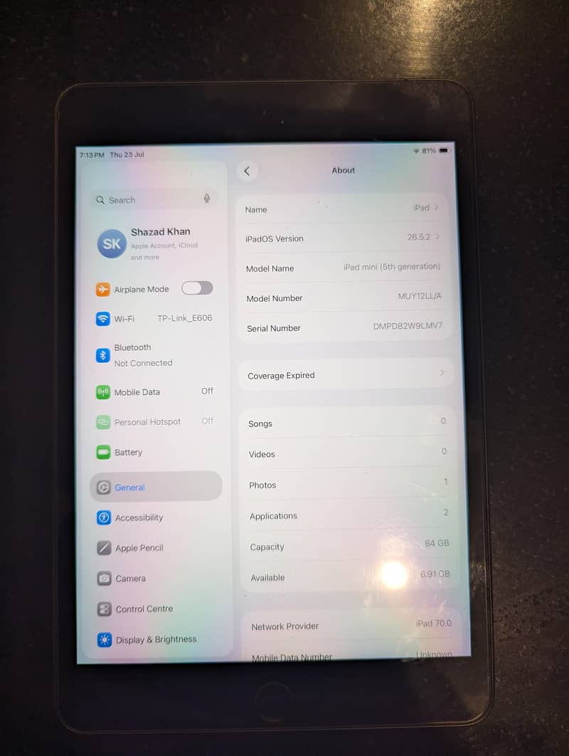 ipad mini 5 64GB 2