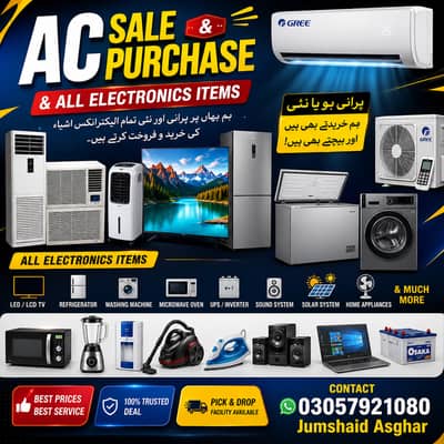 AC Sale & Purchase | All Electronics Items Available Under One Roof!