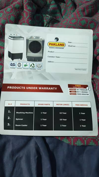 new condition air cooler do Sal warranty 10 by 10