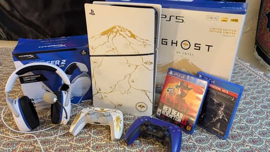 PS5 1TB Limited Edition | 2 Controllers | Games & Headset Included