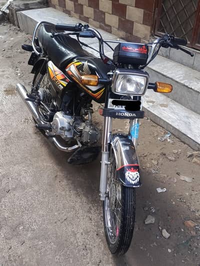 For Sale Honda CD70 Black color 2022 Model