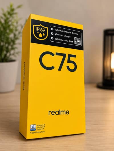 Realme C75 8GB/128GB – 6000mAh Battery – 45W Fast Charging