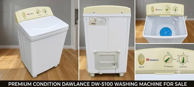 Dawlance Single Tub Washing Machine – Excellent Condition5