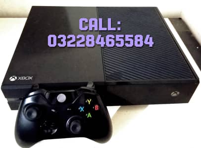 Xbox One 500GB Black – 1 Month Used + Original Accessories + 7 Games