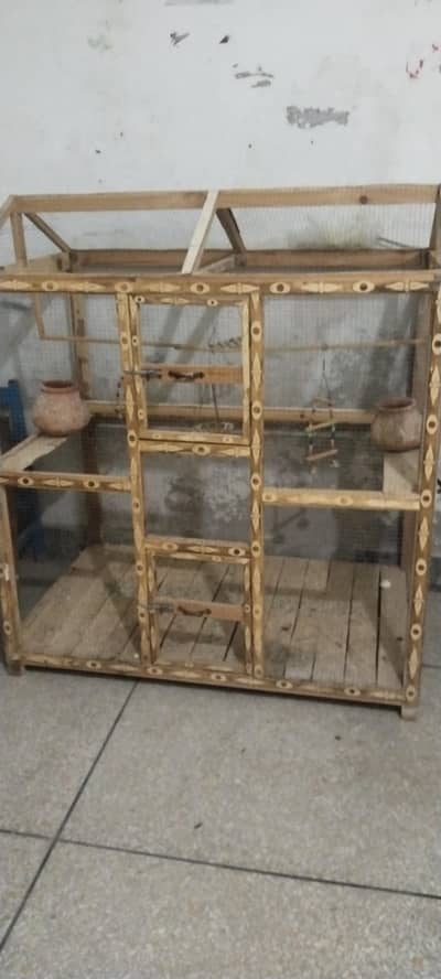 wooden cage for Australian birds
