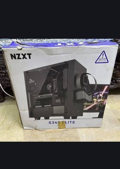 NZXT S340 Elite Matte White Steel/Tempered Glass ATX Mid Tower Case
