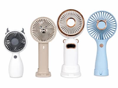 Desktop & Hand Fan | Portable Mini USB Rechargeable Fan